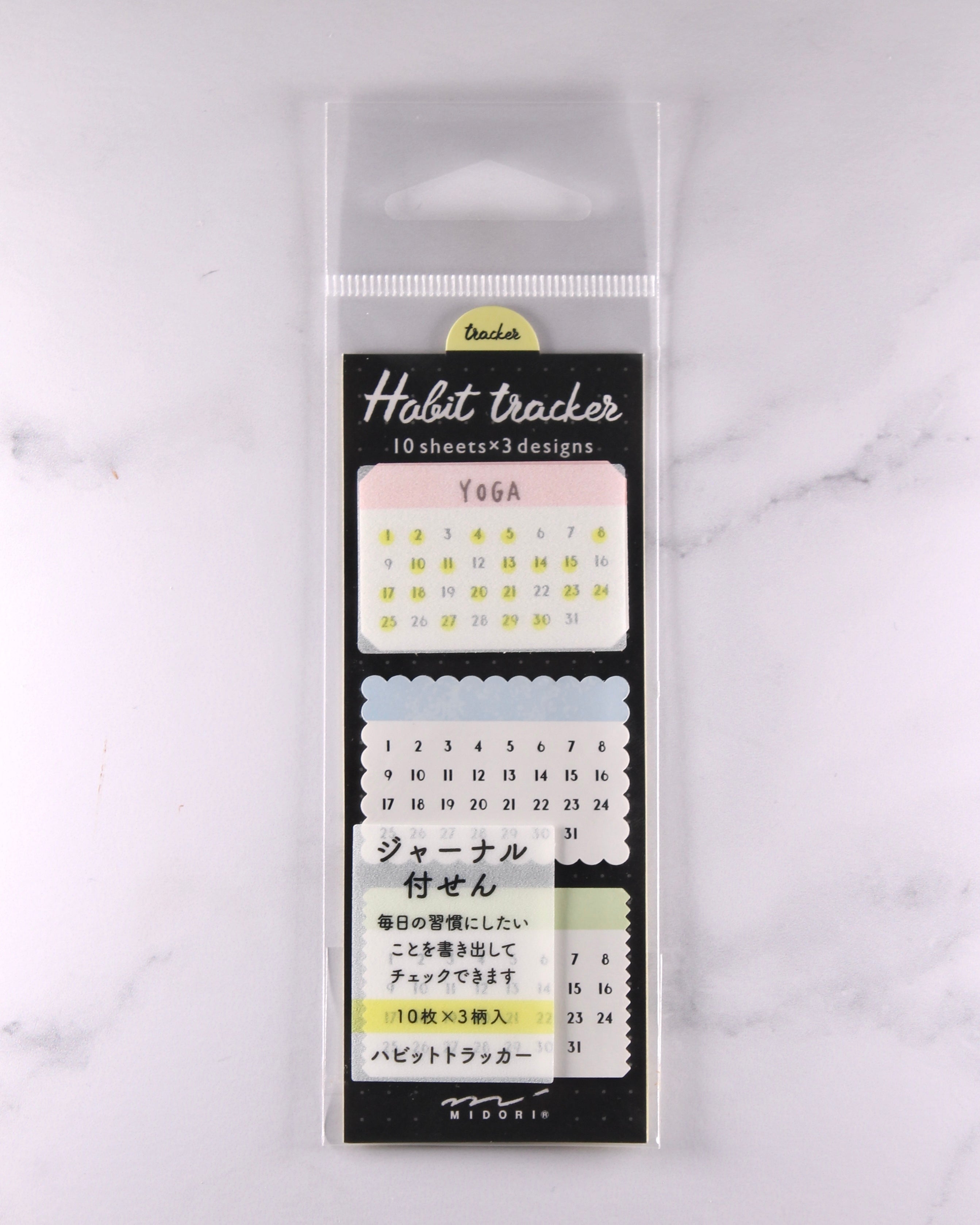 Notas adhesivas Midori Diario de Hábitos