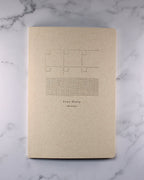 Cuaderno Midori Yuru Log B6 Agenda mensual libre
