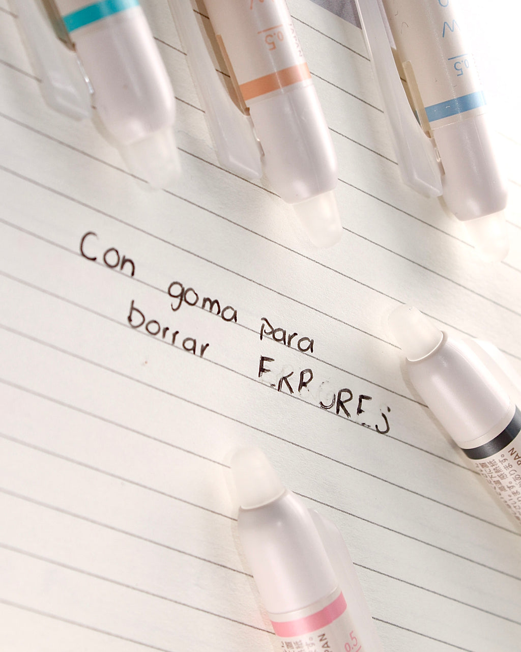 Plumas Pilot Gel Frixion Waai Clicker Borrable