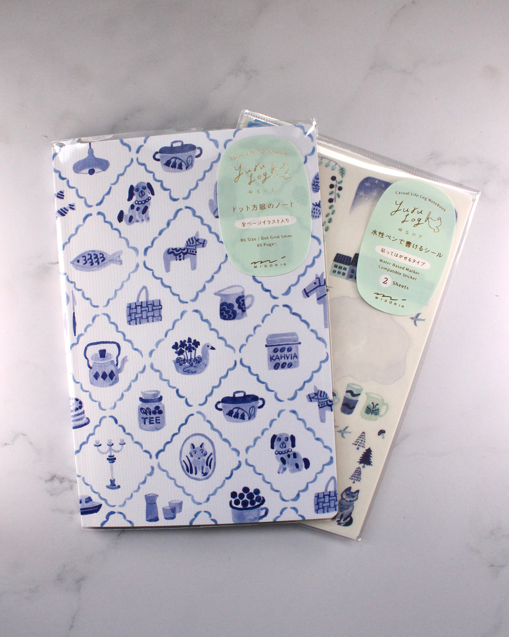 Cuaderno Midori Yuru Log B6