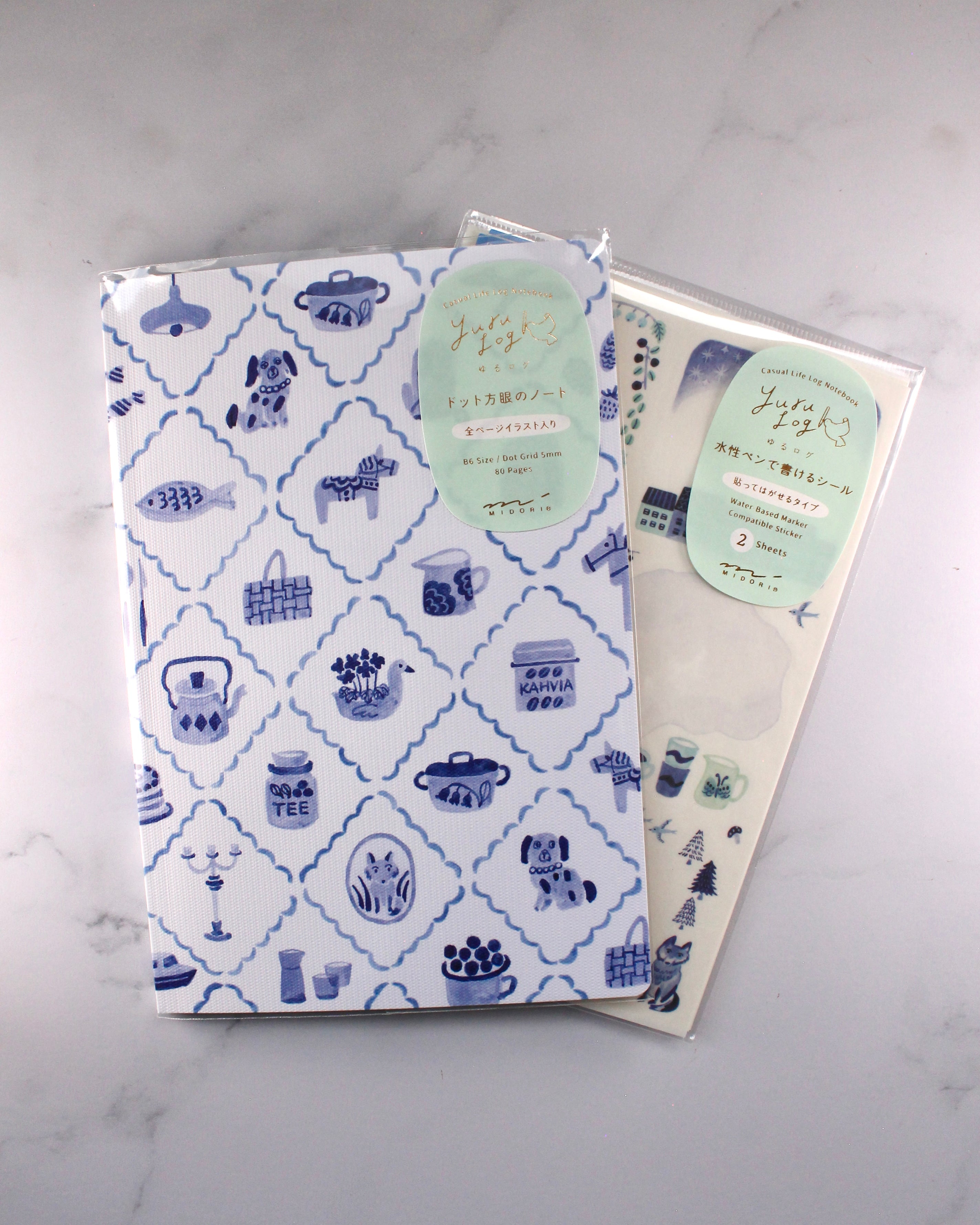 Cuaderno Midori Yuru Log B6
